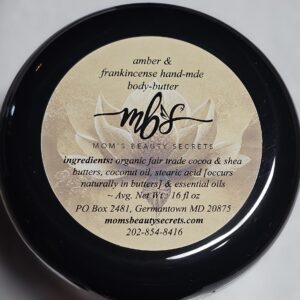 Amber Frankincense Body Butter