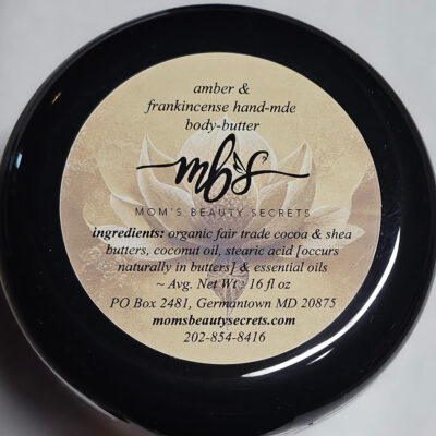 Amber & Frankincense Handmade Body Butters